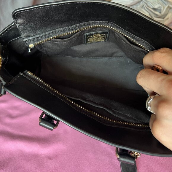 Coach Blake 25 & Blake Mini Carry Alls - Matching Mommy & Me Black Satchels - Picture 12 of 16